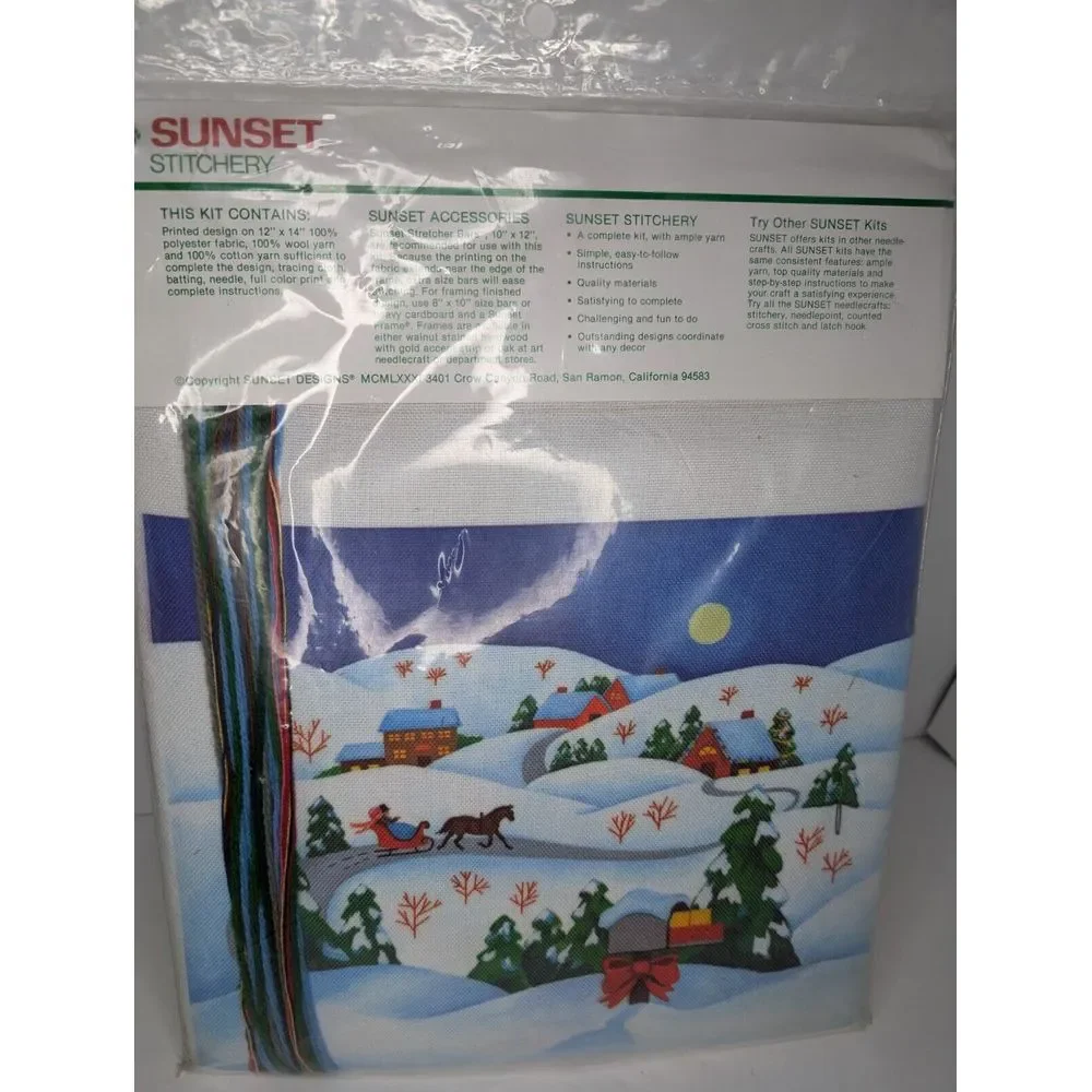 Vintage Sunset Stitchery 2100 Quilted‎ Christmas Eve by Linda Gillum 8